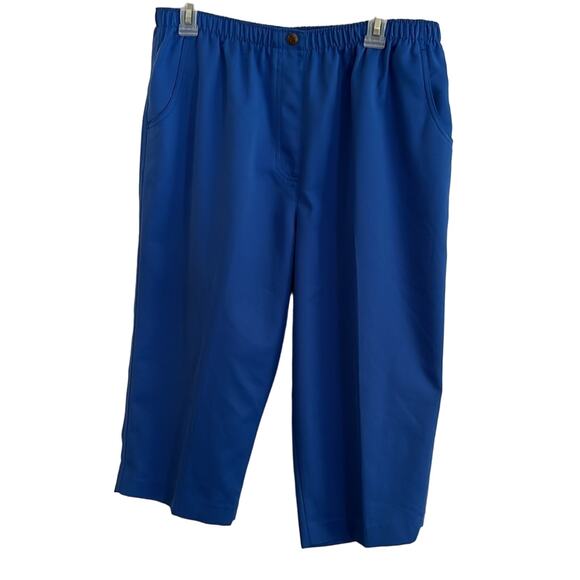 Alia women’s 14P Capri’s with pockets, beautiful blue - Picture 1 of 7